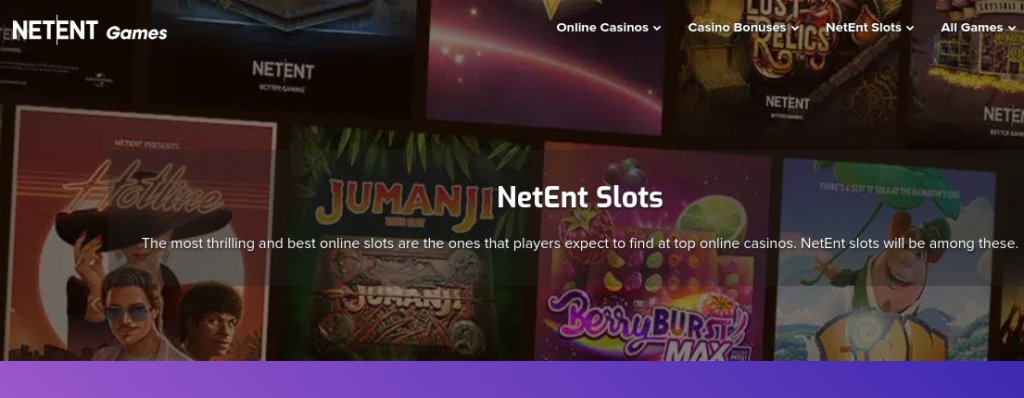 NetEnt casino slot games