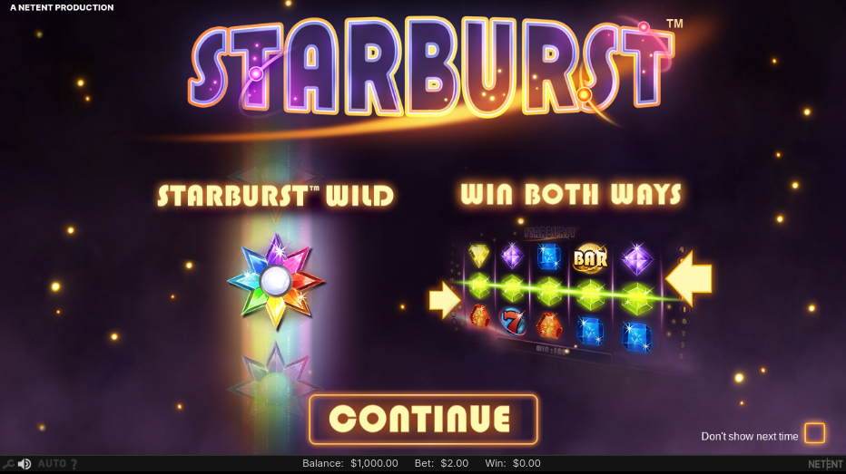 #1 Starburst Slots by NetEnt